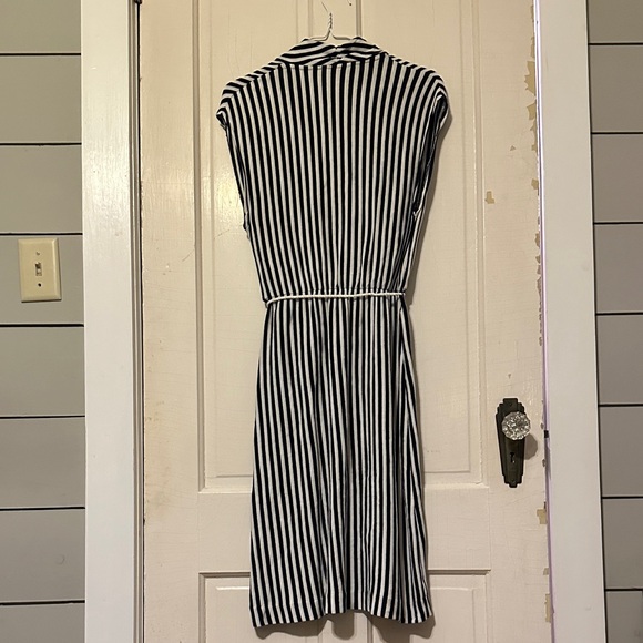 Anthropologie Saturday Sunday Nautical Vertical Stripe Dress Size small Resort - Picture 5 of 5